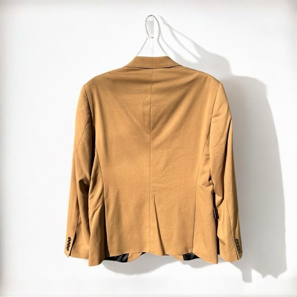 🌻NEW w.tag Nordstrom Rack Extra Trim Fit Men's Saddle Brown Jacket Size 40R - Picture 2 of 8